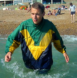 anorak and hoodie for sea swimming