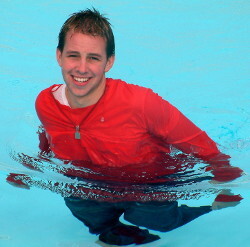 swimming in clothes for the first time