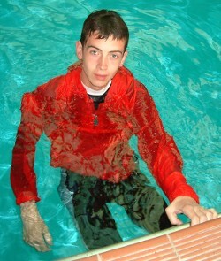 gym clothes for Floating Yoga training in pool