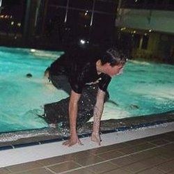 fully clothed power training in pool