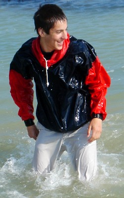 swimming in clothes